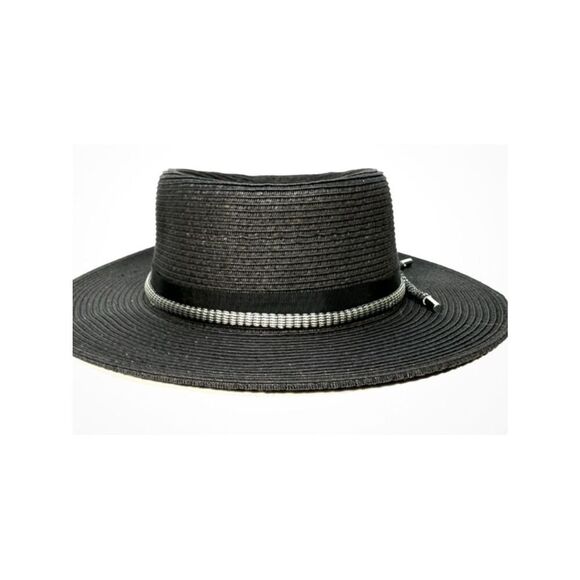 rag & bone Black Somer Beach Hat  Size L ~ Excellent main image 10